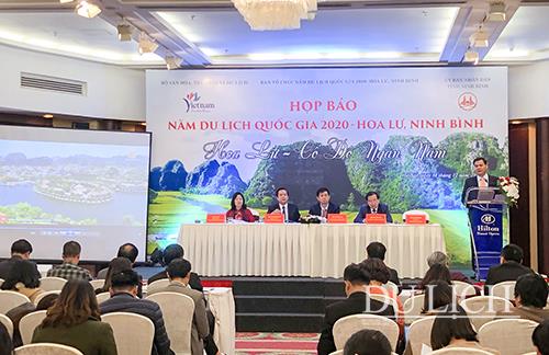 Họp báo Năm Du lịch quốc gia 2020 Hoa Lư - Ninh Bình